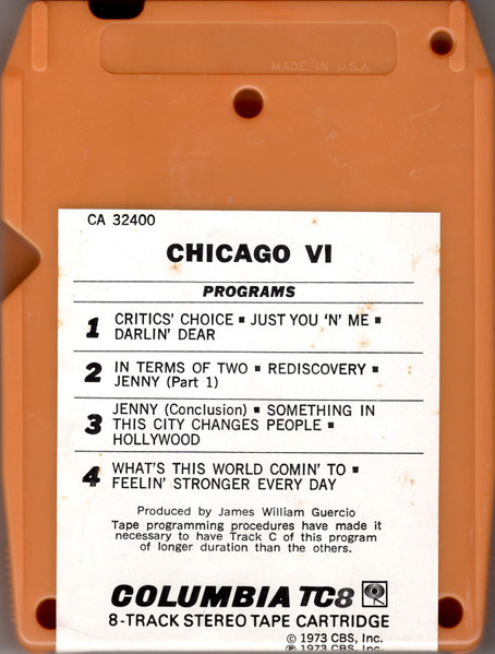Chicago VI - CD-Disc (Rhino Special Version) Placeholder image