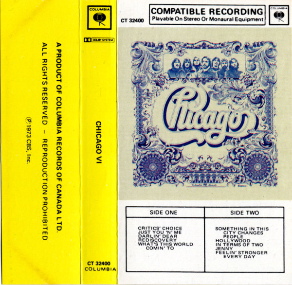 Chicago VI - CD-Disc (Rhino Special Version) Placeholder image