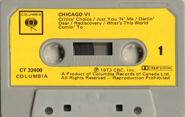 Chicago VI - CD-Disc (Rhino Special Version) Placeholder image
