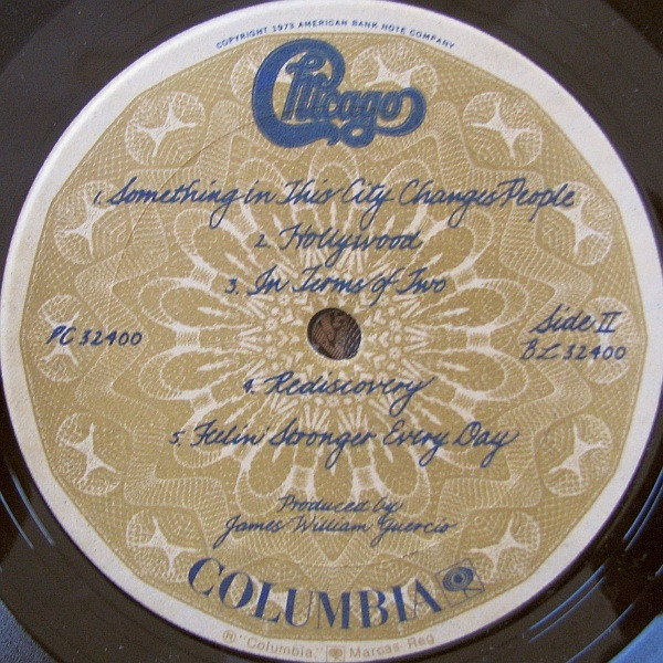 Chicago VI - LP-Label Seite B Placeholder image