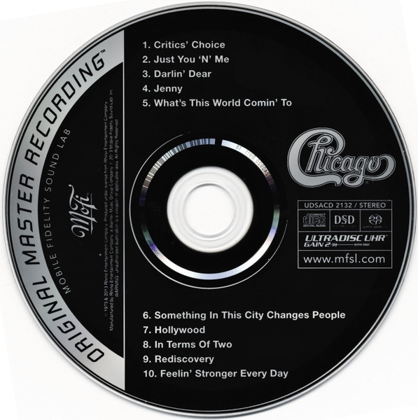 Chicago VI - CD-Disc (Rhino Special Version) Placeholder image