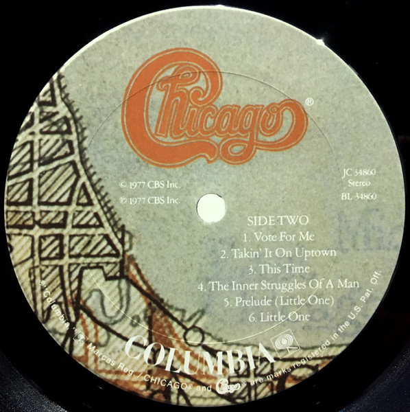 Chicago XI - Vinyl-Label Seite 2 Placeholder image