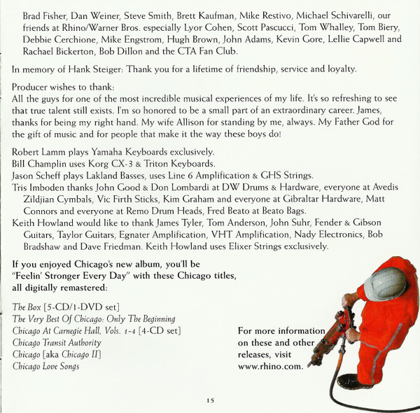 Chicago XXX - Booklet, Seite 15 Placeholder image