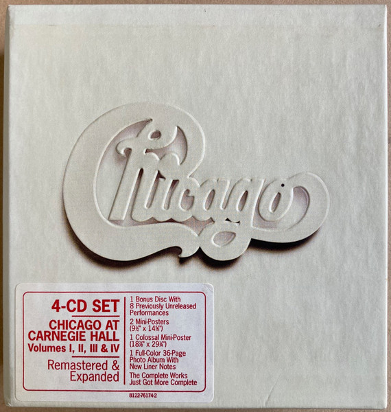 Chicago at Carnegie Hall - Rhino-CD-Box Frontansicht Placeholder image
