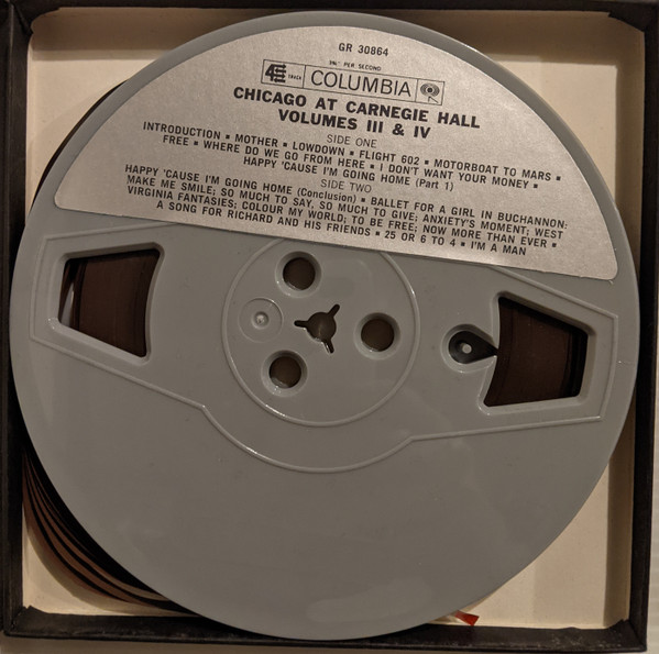 Chicago at Carnegie Hall - Tonband-Spule 2 Placeholder image