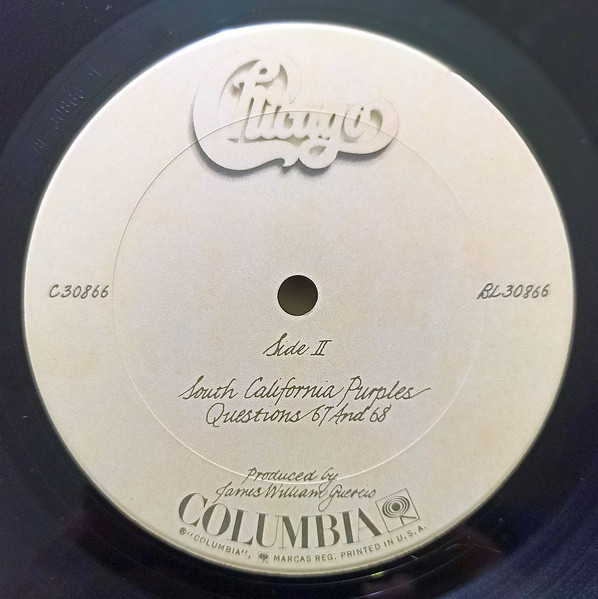 Chicago at Carnegie Hall - Vinyl-Columbia-Label Seite 2 Placeholder image