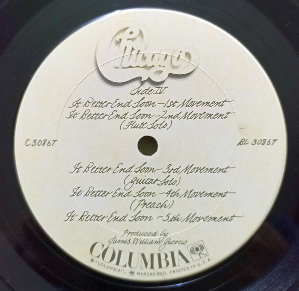 Chicago at Carnegie Hall - Vinyl-Columbia-Label Seite 4 Placeholder image