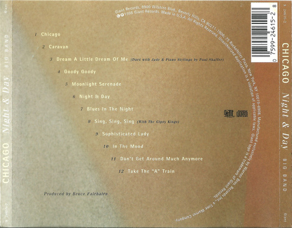 Night & Day - Bigband - CD-Inlay, Rückseite Placeholder image